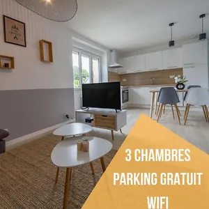 3 - Parking - Wifi - Buanderie - Jardin , Brest France